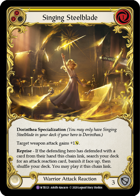 Singing Steelblade | Super Rare [Rainbow Foil] - Unlimited