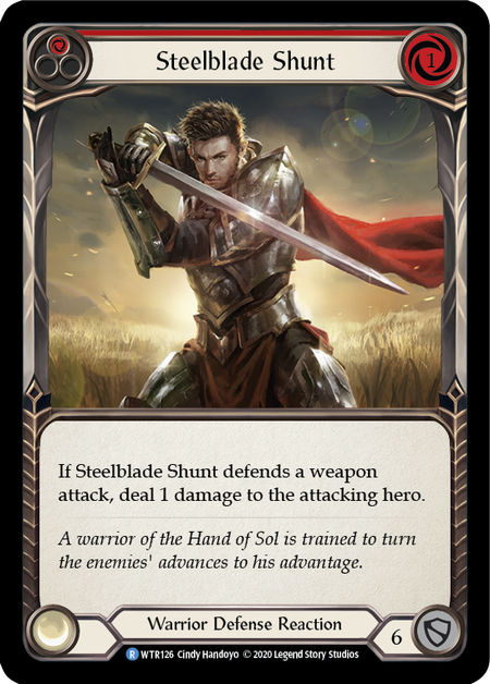 Steelblade Shunt (Red) | Rare [Rainbow Foil] - Unlimited