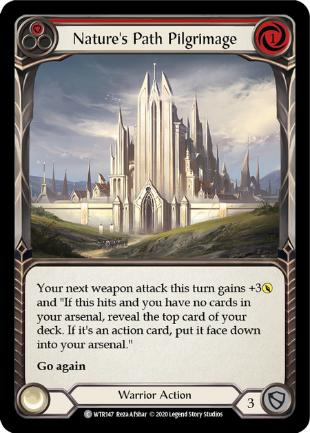 Nature's Path Pilgrimage (Red) | Common [Rainbow Foil] - Unlimited
