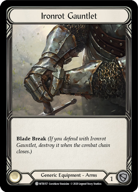 Ironrot Gauntlet | Common [Rainbow Foil] - Unlimited
