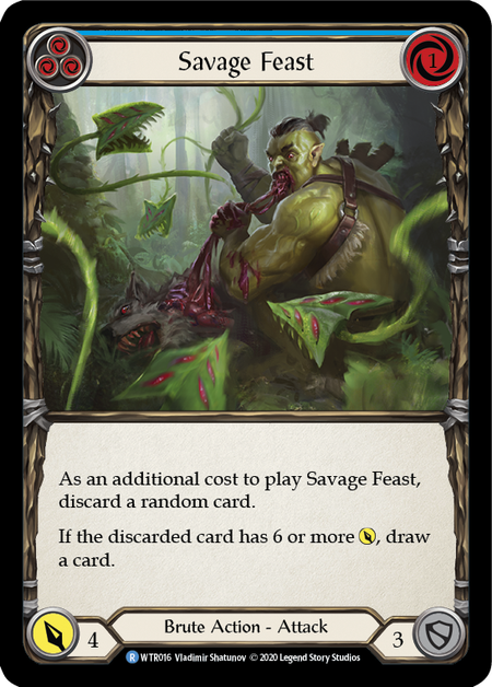 Savage Feast (Blue) | Rare - Unlimited