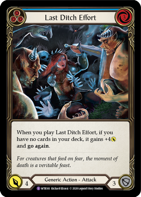 Last Ditch Effort | Super Rare [Rainbow Foil] - Unlimited