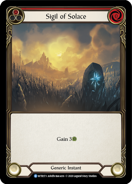 Sigil of Solace (Red) | Rare [Rainbow Foil] - Unlimited