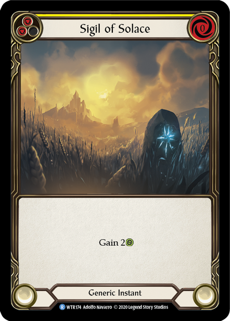 Sigil of Solace (Yellow) | Rare [Rainbow Foil] - Unlimited