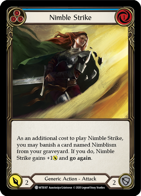 Nimble Strike (Blue) | Common - Unlimited