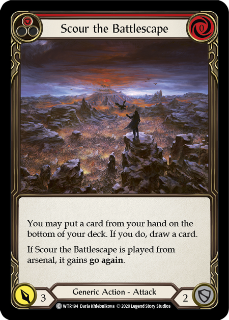 Scour the Battlescape (Red) | Common - Unlimited