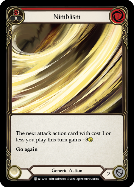 Nimblism (Red) | Common [Rainbow Foil] - Unlimited