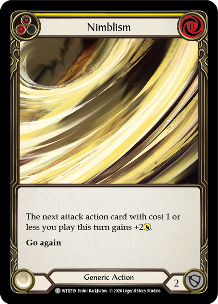 Nimblism (Yellow) | Common [Rainbow Foil] - Unlimited