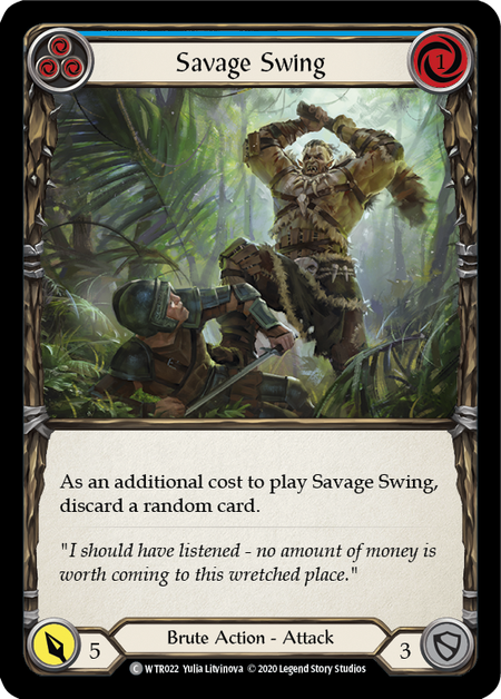 Savage Swing (Blue) | Common - Unlimited