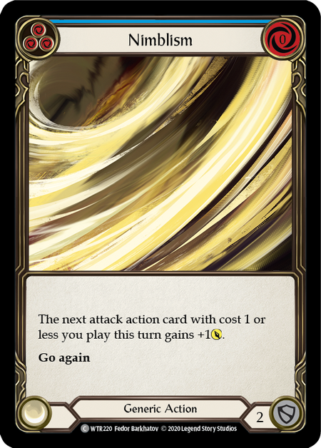 Nimblism (Blue) | Common [Rainbow Foil] - Unlimited
