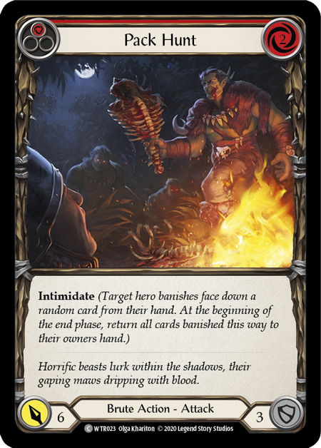 Pack Hunt (Red) | Common [Rainbow Foil] - Unlimited