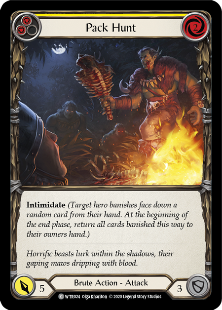 Pack Hunt (Yellow) | Common [Rainbow Foil] - Unlimited