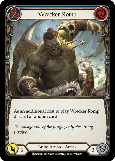 Wrecker Romp (Blue) | Common [Rainbow Foil] - Unlimited