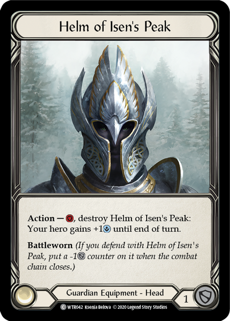 Helm of Isen's Peak | Common [Rainbow Foil] - Unlimited
