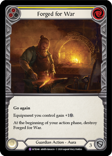 Forged for War | Super Rare [Rainbow Foil] - Unlimited