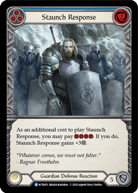 Staunch Response (Blue) | Rare - Unlimited