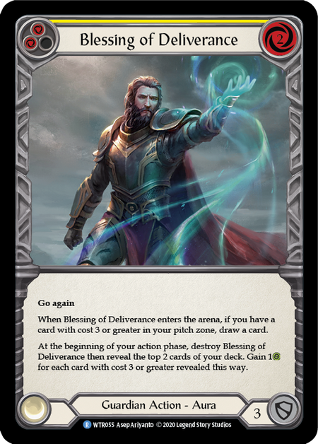 Blessing of Deliverance (Yellow) | Rare [Rainbow Foil] - Unlimited