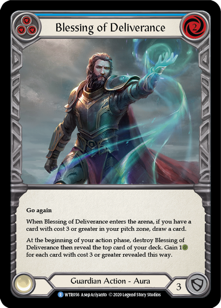 Blessing of Deliverance (Blue) | Rare [Rainbow Foil] - Unlimited