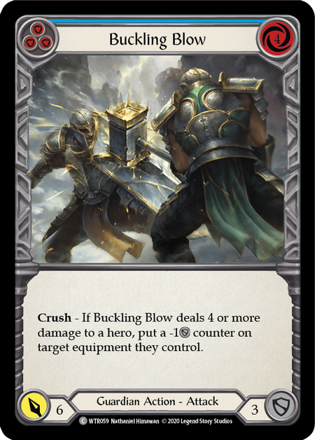 Buckling Blow (Blue) | Common - Unlimited