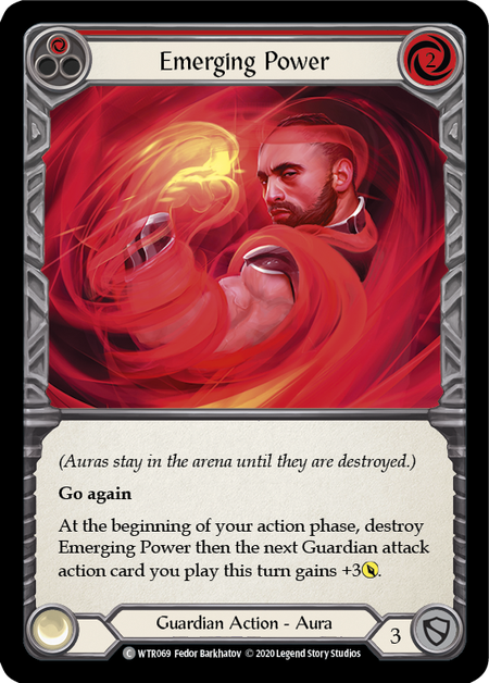 Emerging Power (Red) | Common [Rainbow Foil] - Unlimited