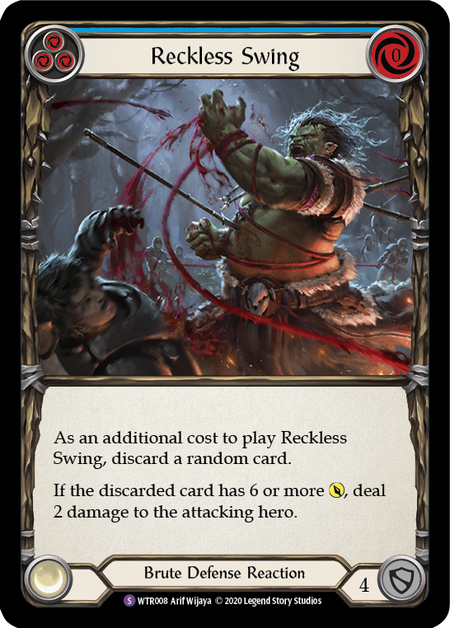 Reckless Swing | Super Rare [Rainbow Foil] - Unlimited