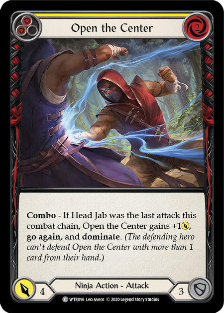 Open the Center (Yellow) | Common [Rainbow Foil] - Unlimited