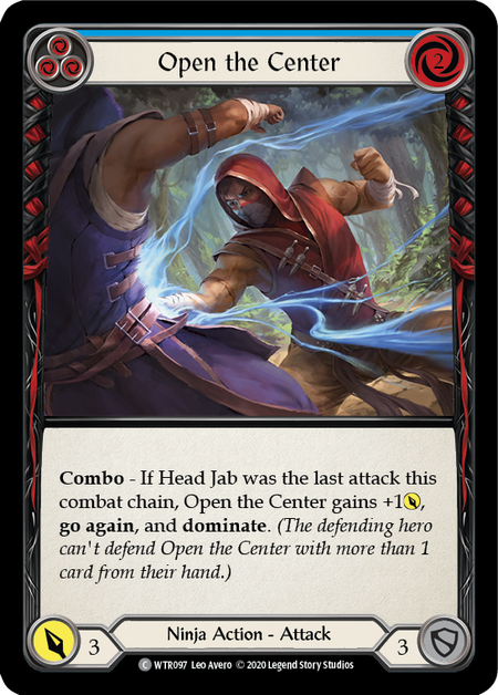 Open the Center (Blue) | Common [Rainbow Foil] - Unlimited