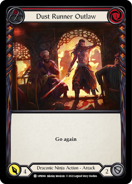 Dust Runner Outlaw (Red) | Common [Rainbow Foil]