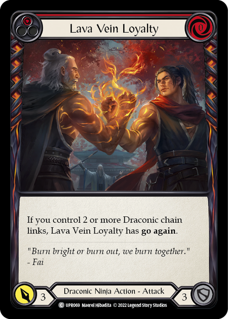 Lava Vein Loyalty (Red) | Common [Rainbow Foil]