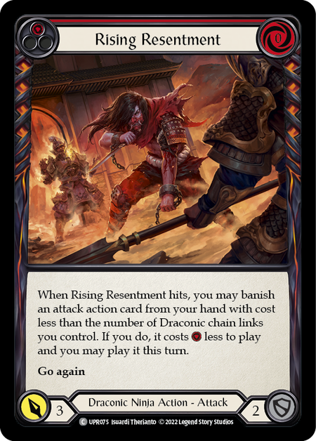 Rising Resentment (Red) | Common [Rainbow Foil]