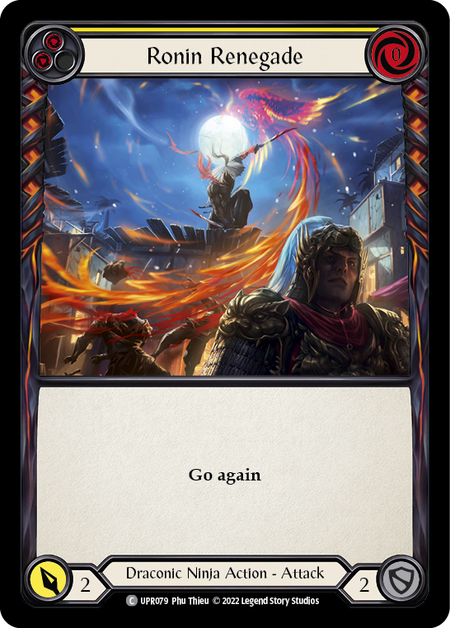 Ronin Renegade (Yellow) | Common [Rainbow Foil]