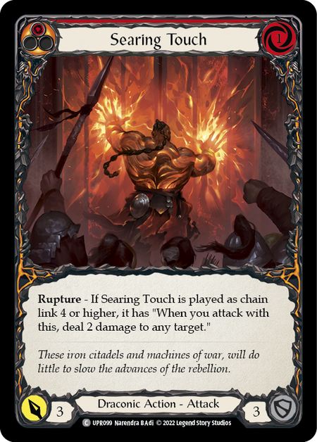 Searing Touch | Common [Rainbow Foil]