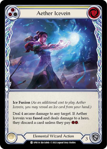 Aether Icevein (Yellow) | Common [Rainbow Foil]