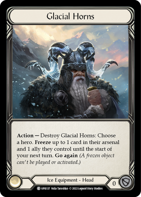 Glacial Horns | Common [Rainbow Foil]