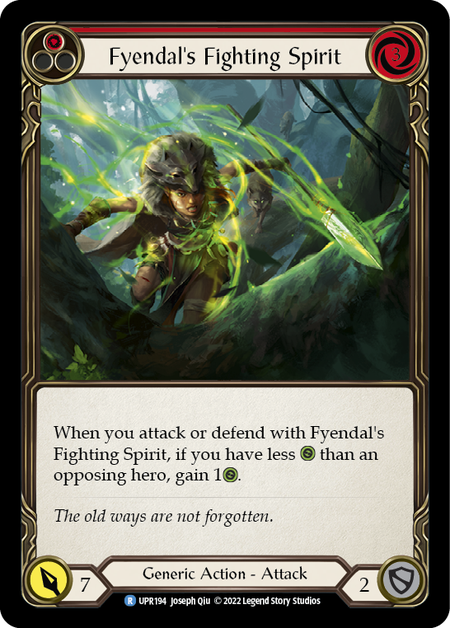 Fyendal's Fighting Spirit (Red) | Rare [Rainbow Foil]