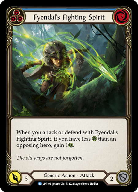 Fyendal's Fighting Spirit (Blue) | Rare [Rainbow Foil]