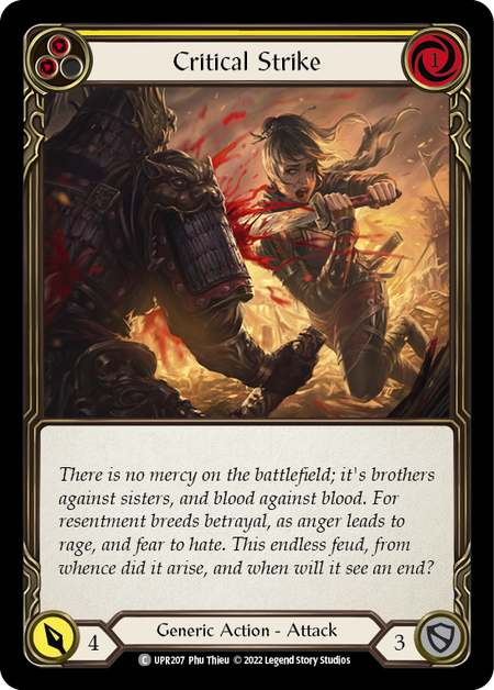 Critical Strike (Yellow) | Common [Rainbow Foil]