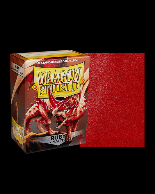 Dragon Shield - Matte Sleeves (Ruby), 100pcs/pack