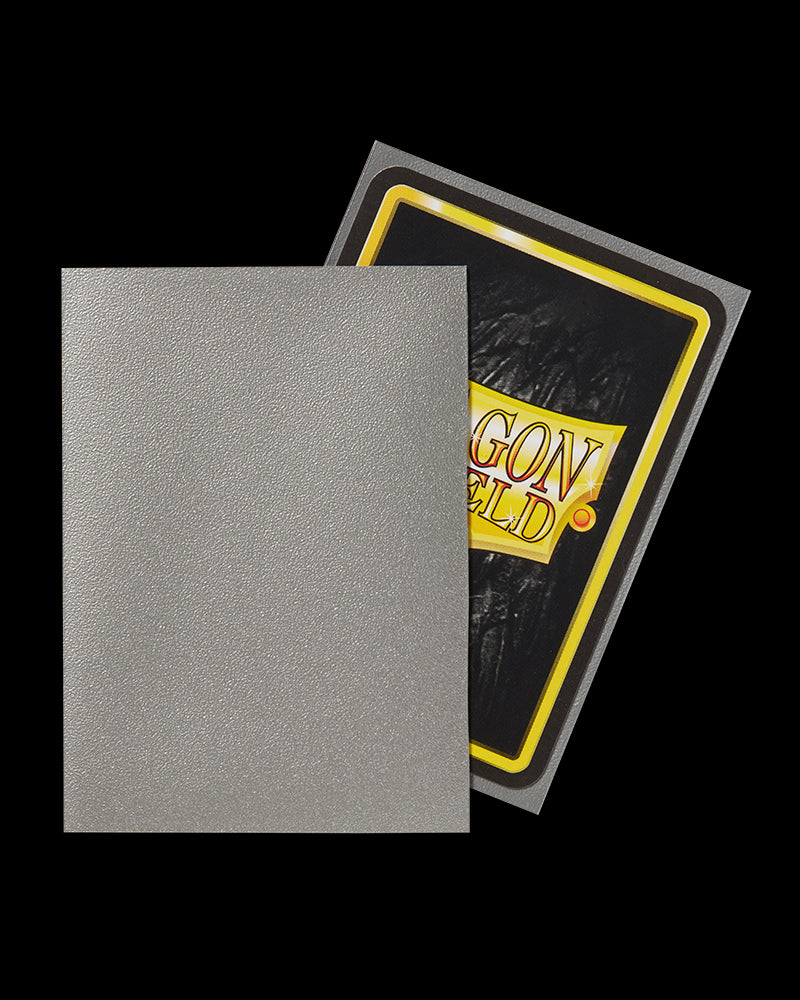 Dragon Shield - Matte Sleeves (Silver), 100pcs/pack