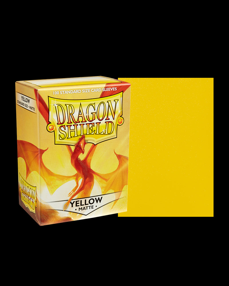 Dragon Shield - Matte Sleeves (Yellow), 100pcs/pack