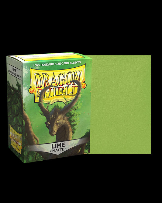 Dragon Shield - Matte Sleeves (Lime), 100pcs/pack