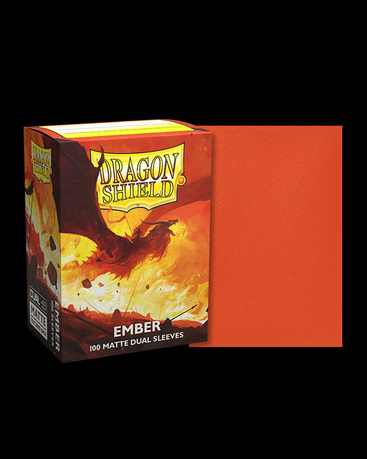 Dragon Shield - Matte Dual Sleeves (Ember), 100pcs/pack