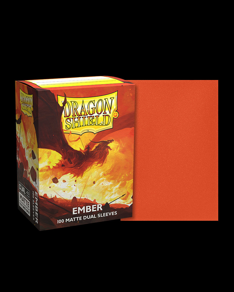 Dragon Shield - Matte Dual Sleeves (Ember), 100pcs/pack