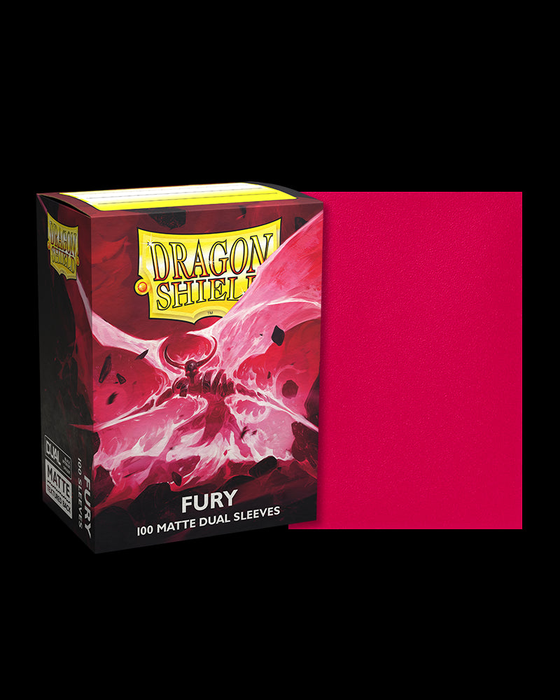Dragon Shield - Matte Dual Sleeves (Fury), 100pcs/pack
