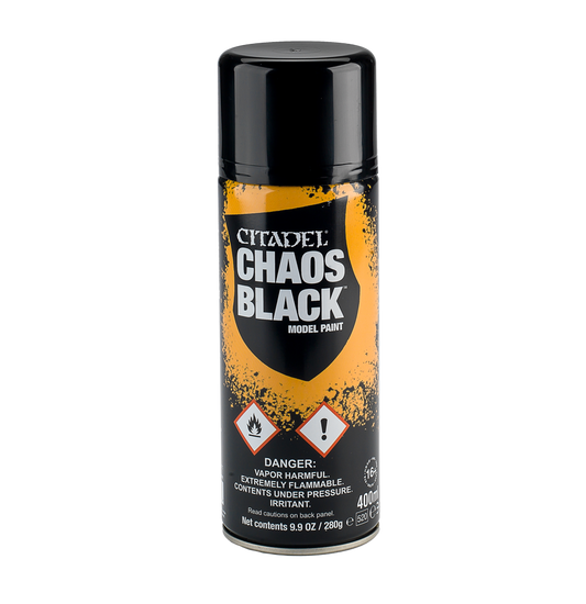 Citadel Colour Paints - Chaos Black Spray (400ml)