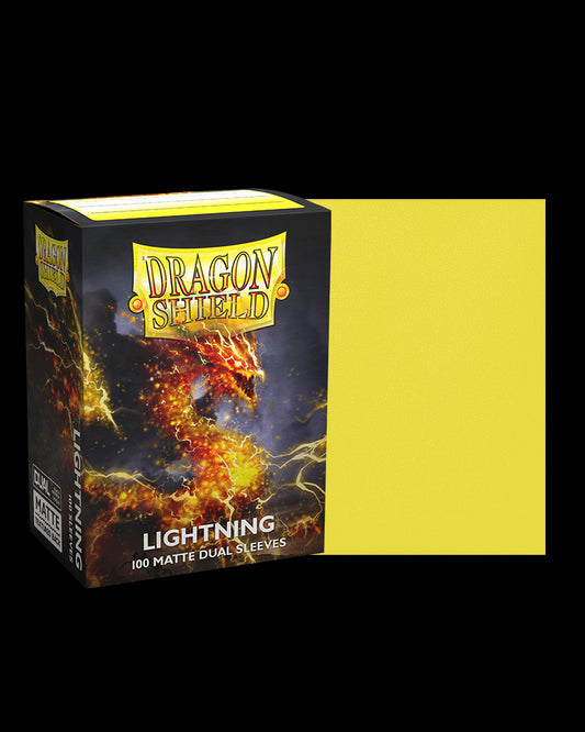 Dragon Shield - Matte Dual Sleeves (Lightning), 100pcs/pack