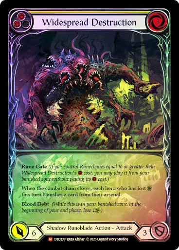 Widespread Destruction | Majestic [Rainbow Foil Extended Art]