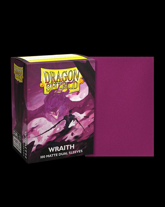Dragon Shield - Matte Dual Sleeves (Wraith), 100pcs/pack
